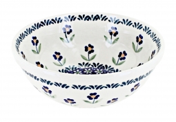 Blue Daisy Cereal/Soup Bowl